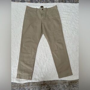 RUGBY Ralph Lauren Button Fly Khakis Size 10 100% Cotton